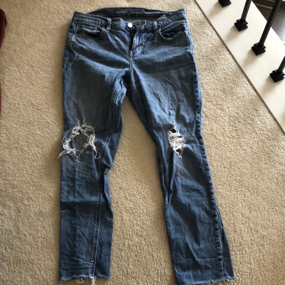 Boyfriend straight jeans Old navy size 4